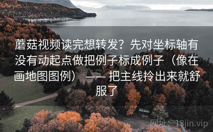 蘑菇视频读完想转发？先对坐标轴有没有动起点做把例子标成例子（像在画地图图例） —— 把主线拎出来就舒服了